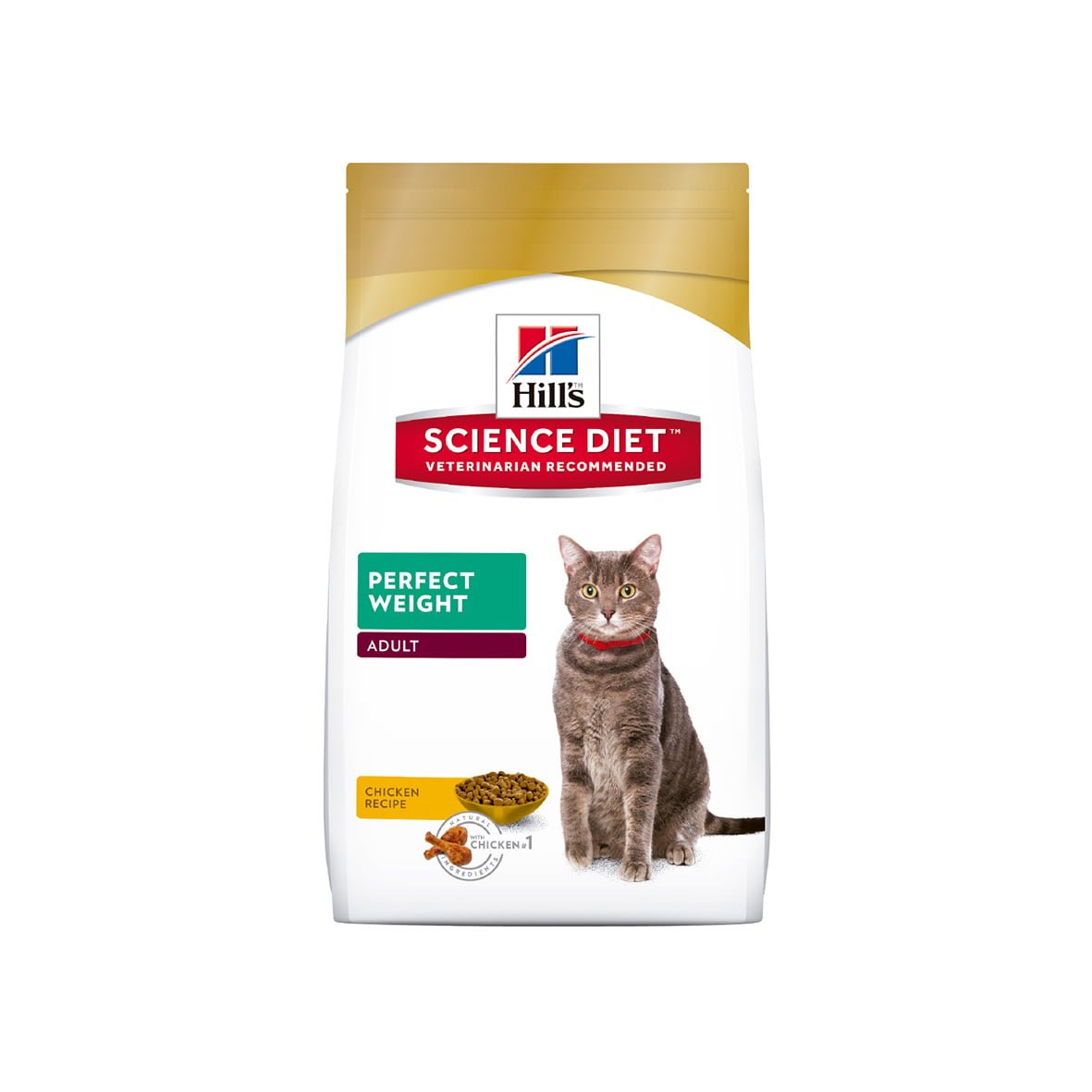 F ADULT PERFECT WEIGHT 3lb Hills Science Adulto peso perfecto 1.4Kg