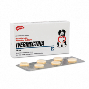 Ivermectina 250mg 6Comp 😿🐶