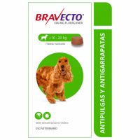 Bravecto Antiparasitario 🐶 Perros de 10 Kg a 20 Kg - Tab 500 mg