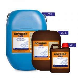 Novasan 5000 Garrafa de 1-20 L 🐶🐮🐴🐷 Desinfectante Heridas