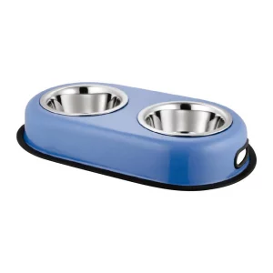 Comedero Doble Antideslizante con Stand 2000 Gr 🐶🐱