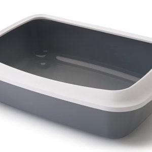 Sanitario Oval Tray Jumbo Gris 🐱