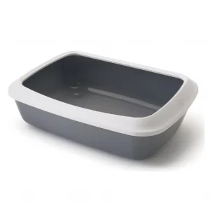 Sanitario Oval Tray Jumbo Gris Claro 🐱