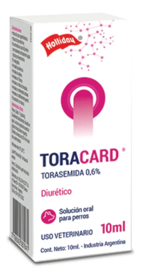 Holliday Toracard Torasemida 0.6% Diuretico Para Perro 10 Ml