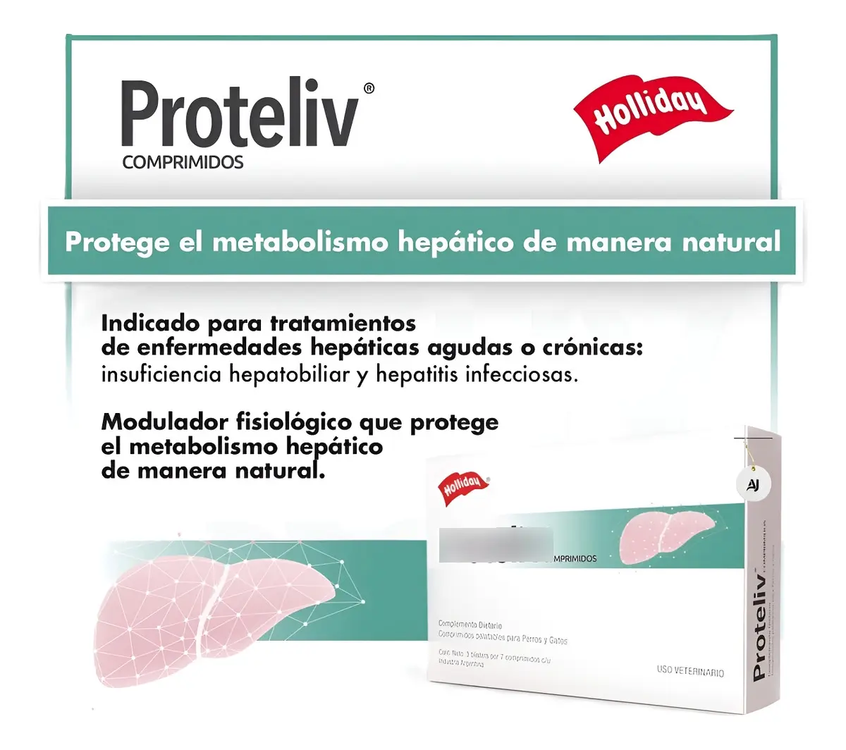 Proteliv X 21 comprimidos | 🐶🐱| Holliday 4